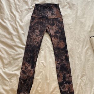 Lululemon align pant 25” dip dye